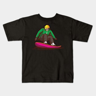 Snowboard Winter sports Snowboarder Apparel Kids T-Shirt